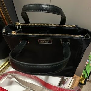 BLACK KATE SPADE NYLON PURSE